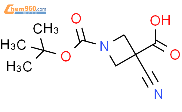 1-[(叔丁氧基)羰基]-3-氰基氮杂环丁烷-3-羧酸