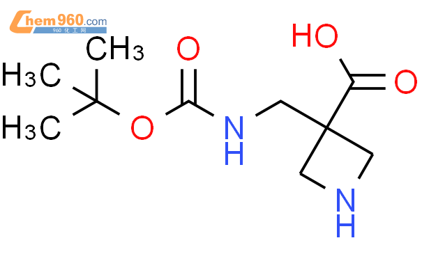 3-[[(2-methylpropan-2-yl)oxycarbonylamino]methyl]azetidine-3-carboxylic acid