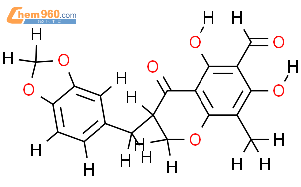 6-醛基异麦冬二氢高异黄酮A结构式图片|116291-82-8结构式图片