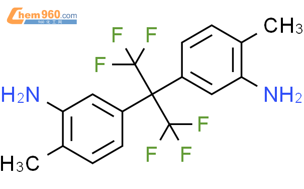 5,5'-(六氟异丙醇异亚丙基)二-O-甲基苯胺结构式图片|116325-74-7结构式图片