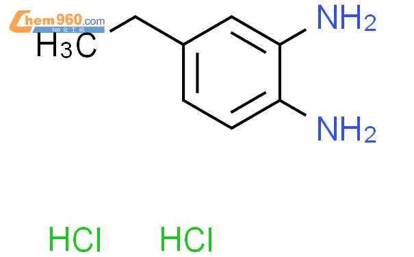 4-乙基苯-1,2-二胺双盐酸盐结构式图片|116599-06-5结构式图片