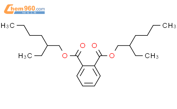 邻苯二甲酸二(2-乙基己)酯结构式