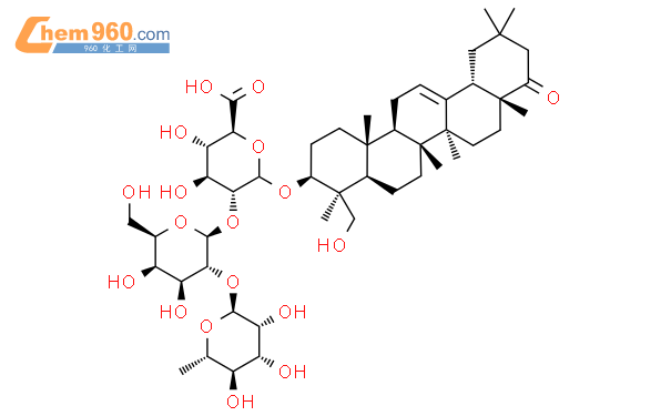 大豆皂苷BE结构式图片|117210-14-7结构式图片