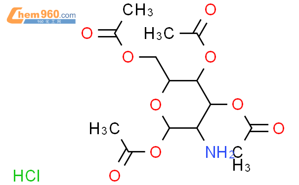 6-(Acetoxymethyl)-3-aminotetrahydro-2H-pyran-2,4,5-triyl triacetate hydrochloride