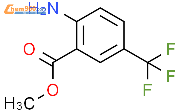 2-氨基-5-(三氟甲基)苯甲酸甲酯结构式图片|117324-58-0结构式图片
