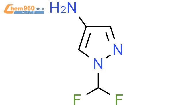1-(Difluoromethyl)-1H-pyrazol-4-amine结构式图片|1174309-16-0结构式图片