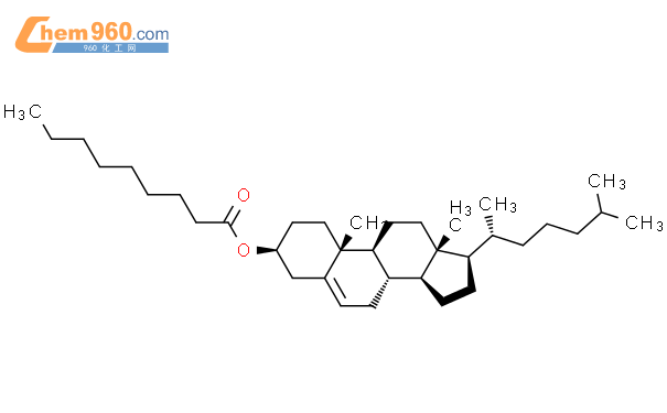 胆固醇壬酸酯结构式图片|1182-66-7结构式图片