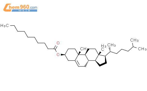 胆甾烯基癸酸酯结构式图片|1183-04-6结构式图片