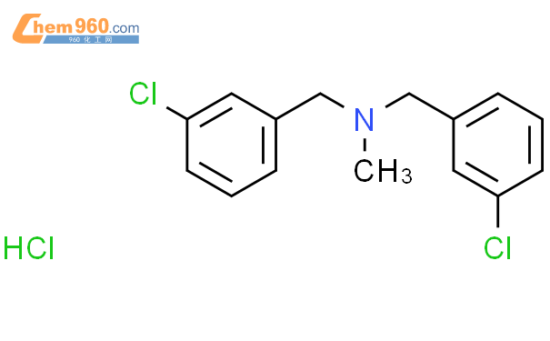 n-(3-氯苄基)(3-氯苯基)-n-甲基甲胺鹽酸鹽結構式圖片|1185292-72-1