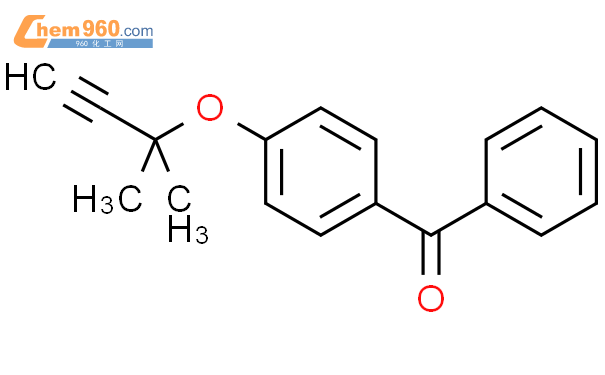 118585-39-0,Methanone, [4-[(1,1-dimethyl-2-propynyl)oxy]phenyl]phenyl ...