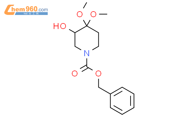 3-羟基-4,4-二甲氧基哌啶-1-羧酸苄酯