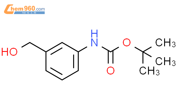 3-(N-boc-氨基)苄醇结构式图片|118684-31-4结构式图片