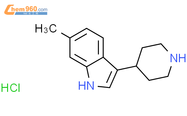 1187927-14-5,6-Methyl-3-(piperidin-4-yl)-1H-indole Hydrochloride化学式、结构式 ...