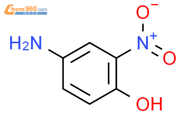 4-氨基-2-硝基苯酚结构式图片|119-34-6结构式图片