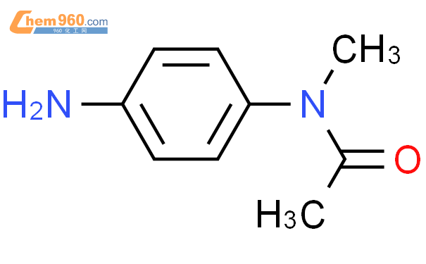 4'-氨基-N-甲基乙酰苯胺结构式