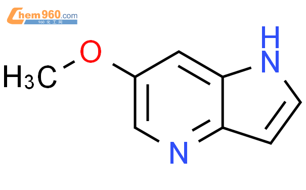6-甲氧基-1H-吡咯并[3,2-B]吡啶结构式图片|1190317-86-2结构式图片