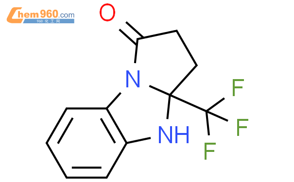 1191278-87-1,3a-(三氟甲基)-2,3,3a,4-四氢-1H-苯并[d]吡咯并[1,2-a]咪唑-1-酮化学式、结构式、分子式 ...