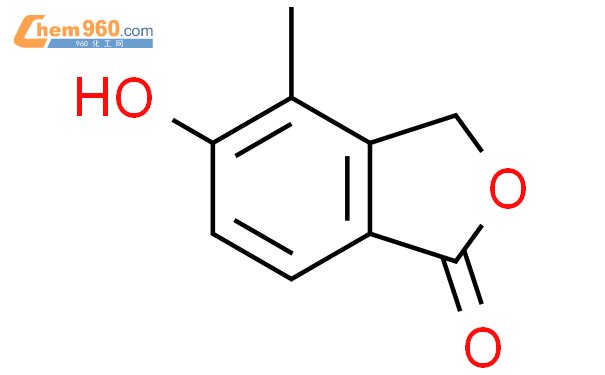 5-羟基-4-甲基异苯并呋喃-1(3H)-酮结构式图片|1194700-73-6结构式图片