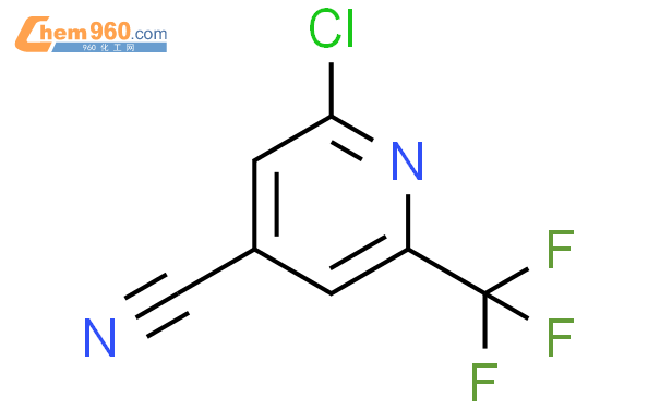 2-氯-6-(三氟甲基)-4-吡啶甲腈结构式图片|1196155-38-0结构式图片