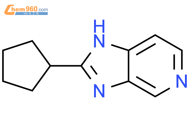 119628-87-4,1H-Imidazo[4,5-c]pyridine, 2-cyclopentyl-化学式、结构式、分子式、mol ...