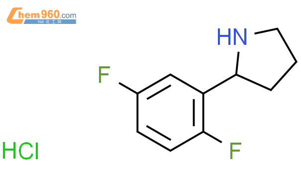 2-(2,5-Difluorophenyl)pyrrolidine hydrochloride结构式图片|1197238-95-1结构式图片