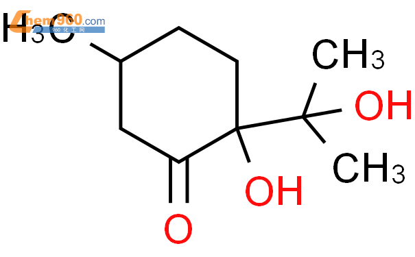 2-羟基-2-(1-羟基-1-甲基乙基)-5-甲基-环己酮