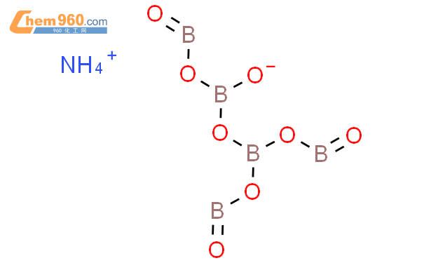 五硼酸铵结构式图片|12007-89-5结构式图片