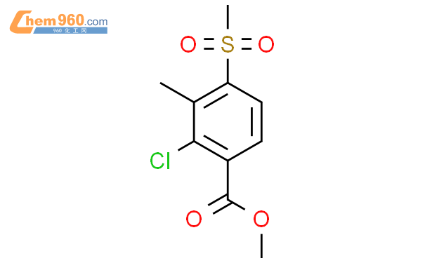 methyl 2-chloro-3-methyl-4-methylsulfonylbenzoate