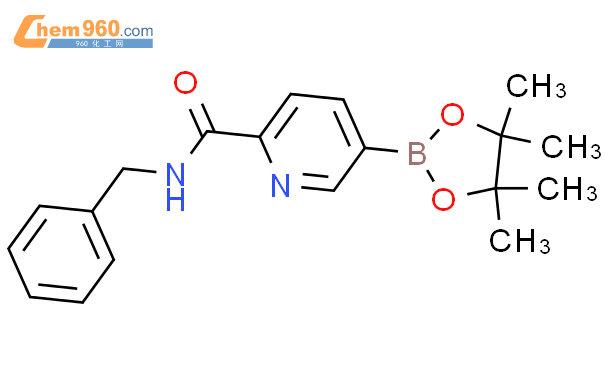 N-苄基-5-(4,4,5,5-四甲基-1,3,2-二噁硼烷-2-基)吡啶甲酰胺