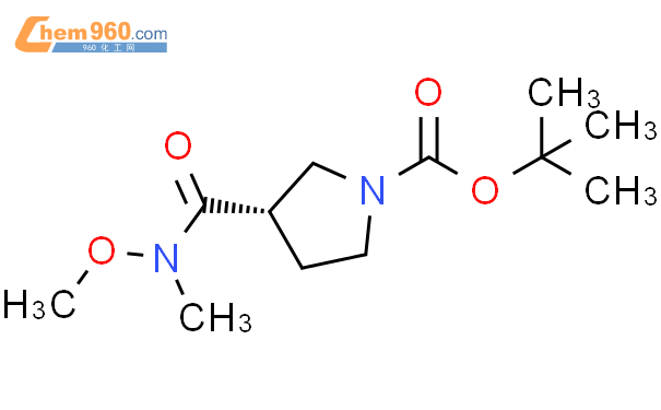 tert-butyl (3S)-3-(methoxy(methyl)carbamoyl)pyrrolidine-1-carboxylate