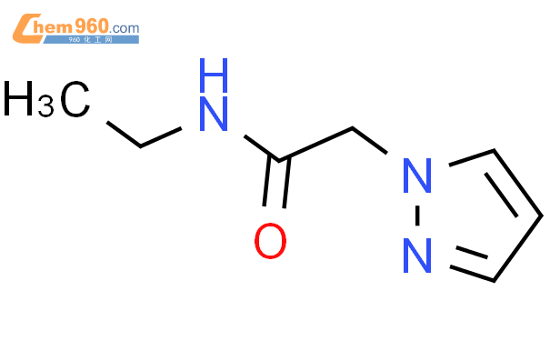 N-乙基-2-(1H-吡唑-1-基)乙酰胺结构式图片|1205076-85-2结构式图片