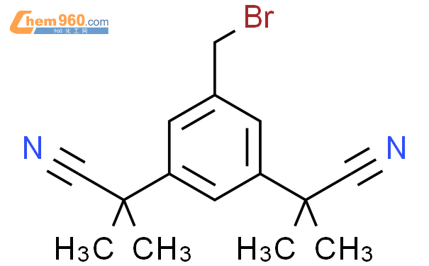 5-溴甲基-α,α,α',α''-四甲基-1,3-苯二乙腈