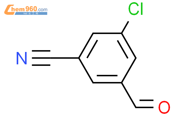 3-氰基-5-氯苯甲醛结构式图片|1205513-88-7结构式图片