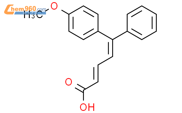 120555 51 324 Pentadienoic Acid 5 4 Methoxyphenyl 5 Phenyl Ee Cas号120555 51 324 