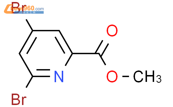 4,6-二溴吡啶甲酸甲酯结构式图片|1206248-47-6结构式图片