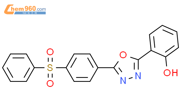 120646 10 8phenol 2 5 4 Phenylsulfonylphenyl 134 Oxadiazol 2