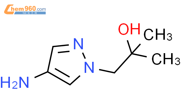 1-(4-amino-1H-pyrazol-1-yl)-2-methylpropan-2-ol结构式图片|1206640-59-6结构式图片
