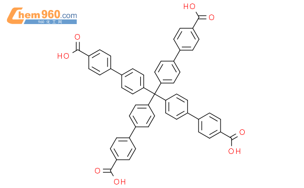 [1,1'-Biphenyl]-4-carboxylic acid, 4',4''',4''''',4'''''''-methanetetrayltetrakis-结构式图片|1208241-38-6结构式图片
