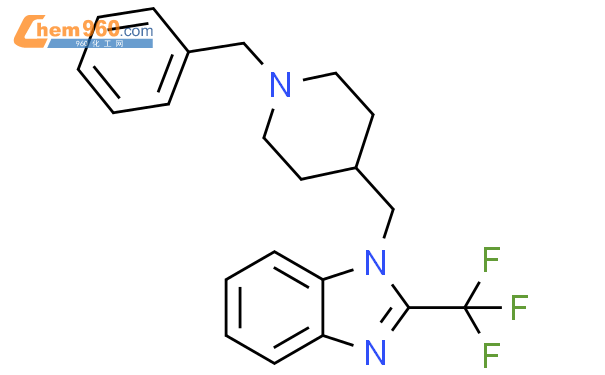 1209165 50 3 1 1 苄基哌啶 4 基 甲基 2 三氟甲基 1h 苯并[d]咪唑化学式、结构式、分子式、mol 960化工网