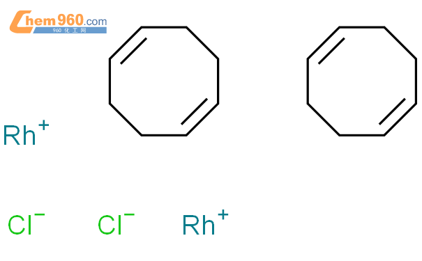 (1,5-环辛二烯)氯铑(I)二聚体结构式图片|12092-47-6结构式图片