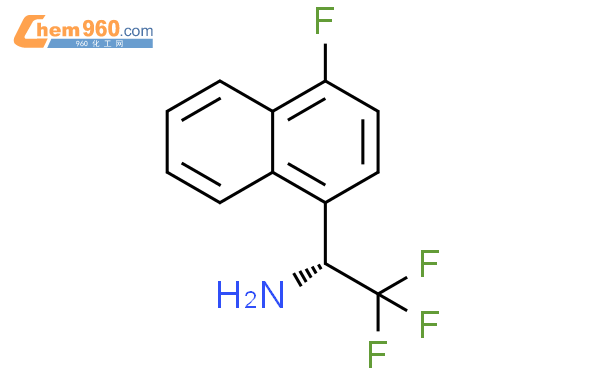 1212879 00 9 R 2 2 2 Trifluoro 1 4 Fluoro Naphthalen 1 Yl Ethylaminecas号 1212879 00 9 R 2