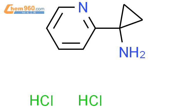 1-(2-吡啶基)环丙胺双盐酸盐结构式图片|1215107-39-3结构式图片