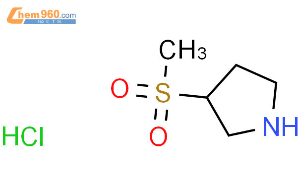 3-甲磺酰基吡咯烷盐酸盐结构式图片|1215368-15-2结构式图片