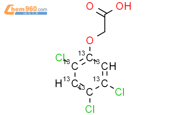 2,4,5-Trichlorophenoxyacetic Acid-13C6结构式图片|1216572-34-7结构式图片