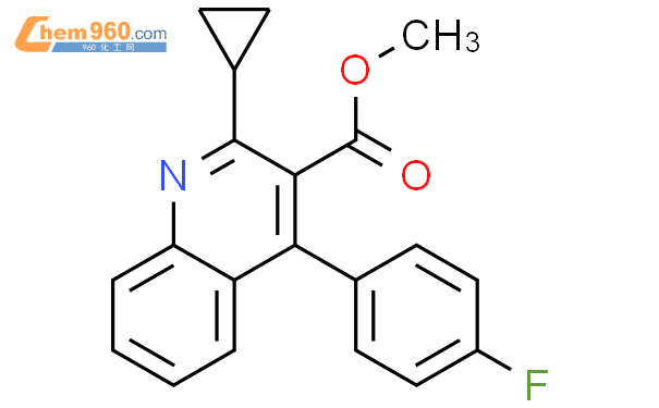2-环丙基-4-(4-氟苯基)-3-喹啉羧酸甲酯