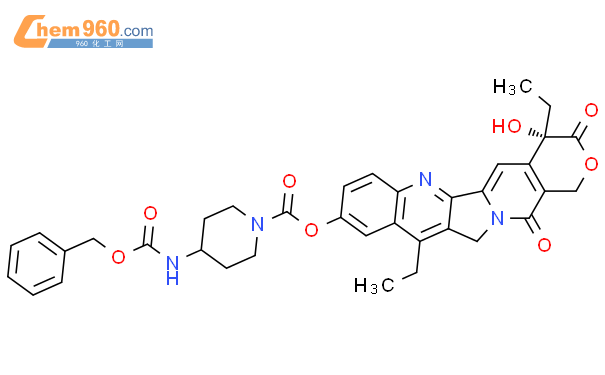 7-乙基-10-(4-[[苄基氨基甲酰]氨基]-1-哌啶)羰基氧基喜树碱