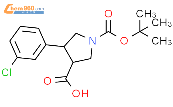 Boc-±-trans-4-3-chloro-phenyl-pyrrolidine-3-carboxylicacid
