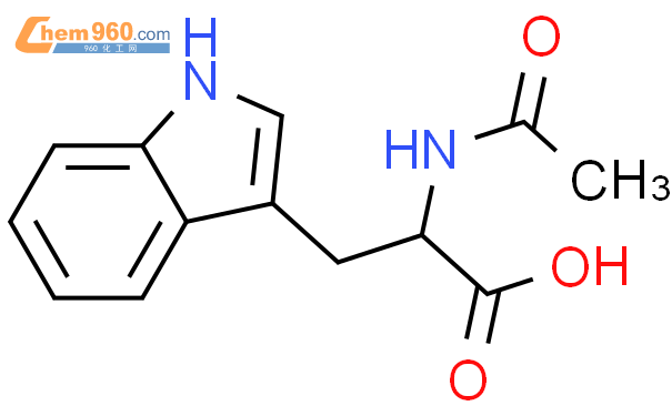 N-乙酰-L-色氨酸结构式