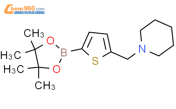5-(1-哌啶基甲基)噻吩-2-硼酸频哪醇酯