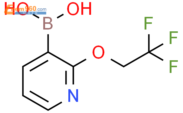 2-(2,2,2-三氟乙氧基)吡啶-3-硼酸结构式图片|1218790-79-4结构式图片